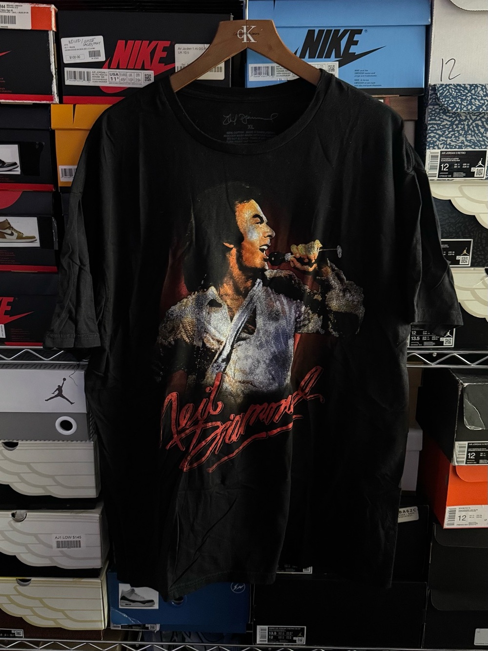 Black Graphic Concert Tee - Men's Short Sleeve Shirt
